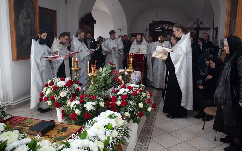 Отпевание и погребение иерея Михаила Рзянина в селе Юсупово