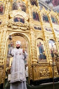 Пасхальное богослужение в Троицком кафедральном соборе Подольска