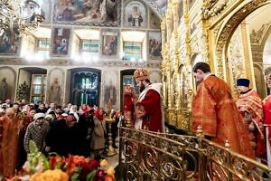 Пасхальное богослужение в Троицком кафедральном соборе Подольска