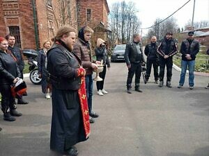 Пасхальный автомотопробег по городу Домодедово