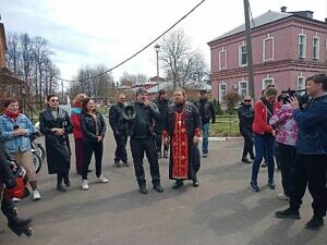 Пасхальный автомотопробег по городу Домодедово