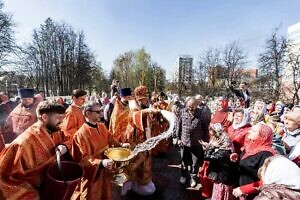 Пятница Светлой седмицы в Георгиевском храме города Видное