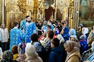 Праздник Благовещения в Троицком кафедральном соборе Подольска