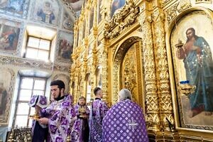 Великий Четверг в Троицком кафедральном соборе Подольска