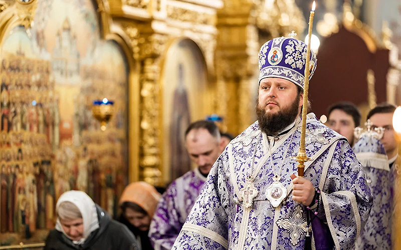 Всенощное бдение в Троицком кафедральном соборе Подольска 1 04 2023