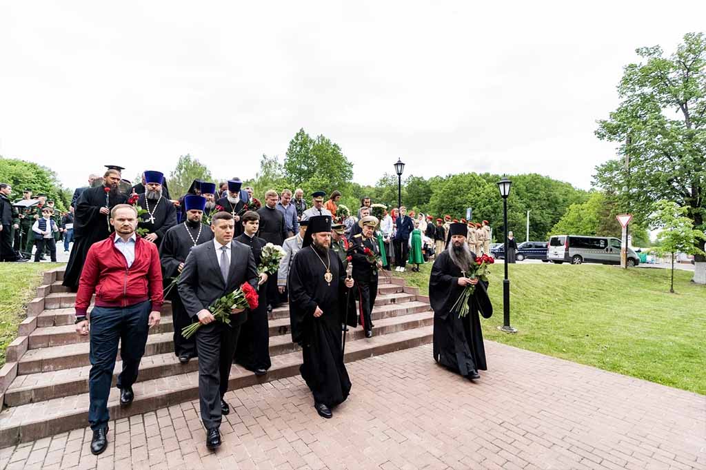 Архиерейское богослужение в день обретения мощей преподобного Давида Серпуховского в Давидовой пустыни