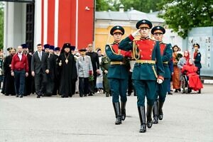 Архиерейское богослужение в день обретения мощей преподобного Давида Серпуховского в Давидовой пустыни