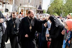 Архиерейское богослужение во Введенском Владычнем монастыре Серпухова