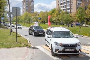 Автомобильный крестный ход в городском округе Ступино