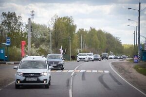 Автомобильный крестный ход в городском округе Ступино