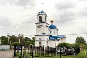 Божественная литургия в Знаменском храме в Старой Кашире города Ступино