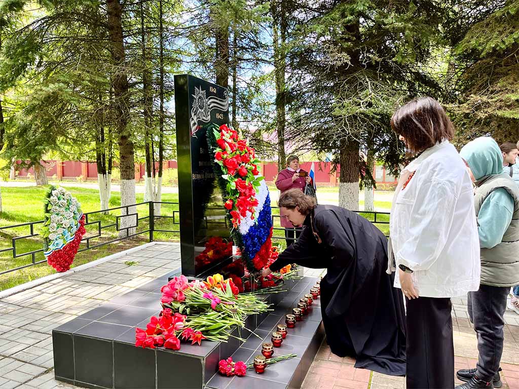 День Победы в деревне Городище г.о. Ступино - Подольская епархия