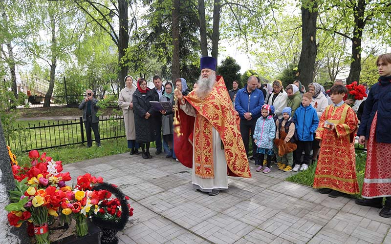 День Победы в Никольском храме села Лямцино