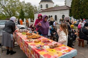 Праздник в Тихвинском храме г. Ступино в Неделю жен-мироносиц