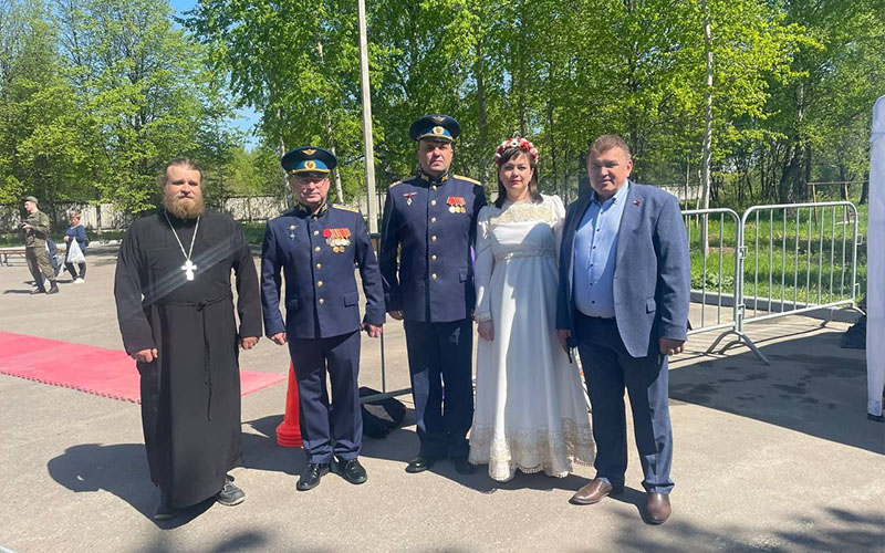 Праздник в войсковой части в деревне Степыгино