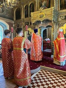 Престольный праздник строящегося храма блаженной Матроны Московской в посёлке Жилёво