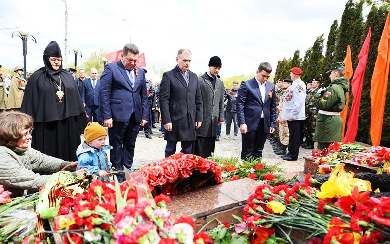 Торжественные мероприятия, посвящённые Дню Великой Победы, в Серпухове