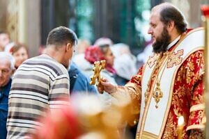 Воскресное богослужение в Троицком кафедральном соборе Подольска 21 05 2023