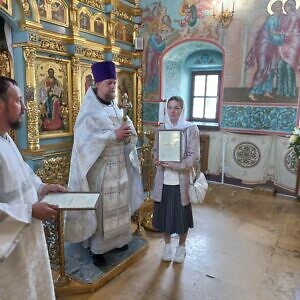 Вручение дипломов слушателям Чеховского отделения Библейско-богословских курсов Подольской епархии