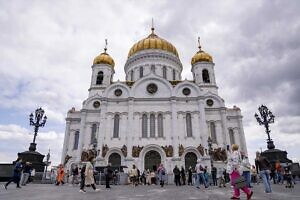 Патриаршее богослужение в Храме Христа Спасителя в Москве