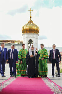 Патриаршее богослужение в Храме Христа Спасителя в Москве