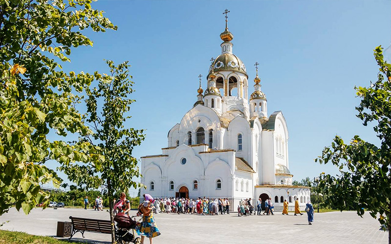 Престольный праздник храма Всех святых, в земле Русской просиявших города Ступино