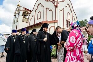 Архиерейское богослужение в храме великомученицы Марины в посёлке Битца