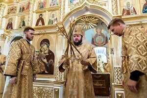 Божественная литургия в Иоанно-Предтеченском храме города Чехова