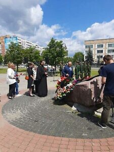 Митинг в День ветеранов боевых действий в Серпухове