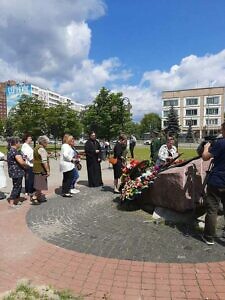 Митинг в День ветеранов боевых действий в Серпухове