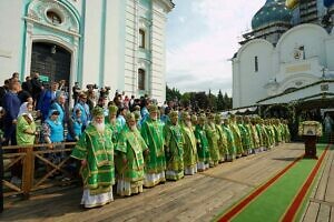 Патриаршее богослужение в Свято-Троицкой Сергиевой лавре