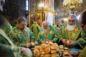 Патриаршее богослужение в Свято-Троицкой Сергиевой лавре