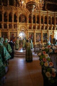 Патриаршее богослужение в Свято-Троицкой Сергиевой лавре