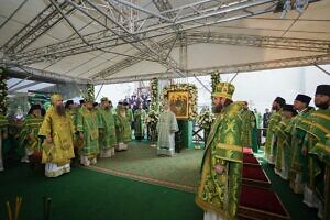 Патриаршее богослужение в Свято-Троицкой Сергиевой лавре