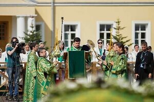 Патриаршее богослужение в Свято-Троицкой Сергиевой лавре