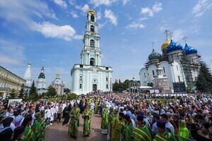 Патриаршее богослужение в Свято-Троицкой Сергиевой лавре