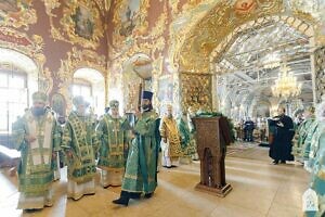 Патриаршее богослужение в Свято-Троицкой Сергиевой лавре