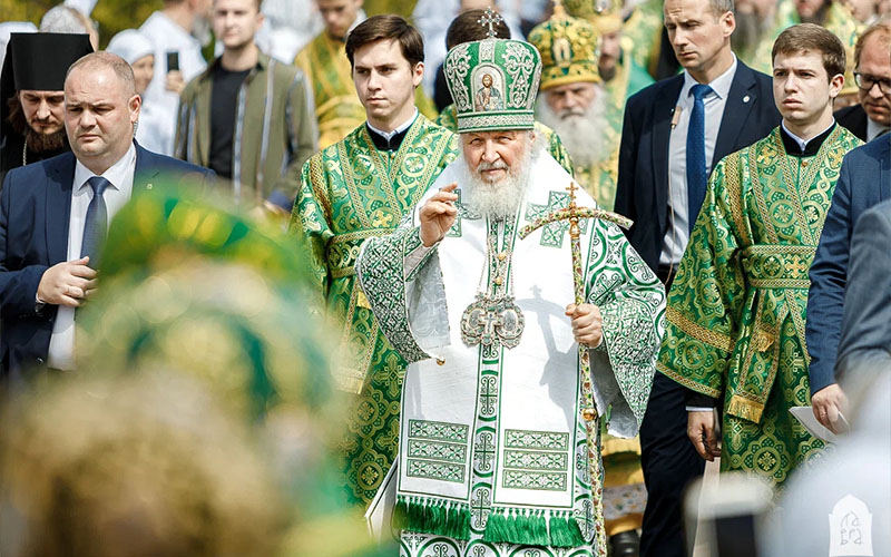 Патриаршее богослужение в Свято-Троицкой Сергиевой лавре