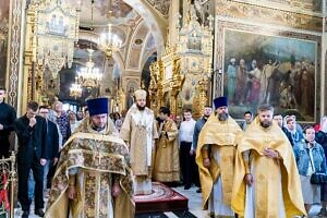 Воскресное богослужение в Троицком кафедральном соборе Подольска 16 07 2023