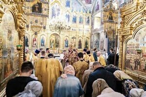 Всенощное бдение в Троицком кафедральном соборе Подольска 15 07 2023