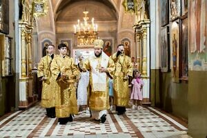 Архиерейское богослужение в Покровском храме села Воскресёнки г.о. Ступино