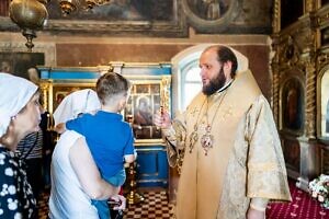 Архиерейское богослужение в Преображенском храме села Верзилово