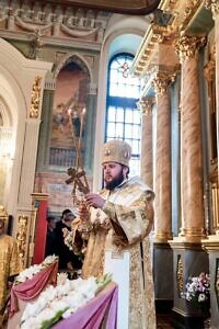 Божественная литургия в Спасском храме села Прохорово