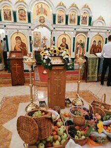 Праздник Преображения Господня в храме благоверных Петра и Февронии города Домодедово