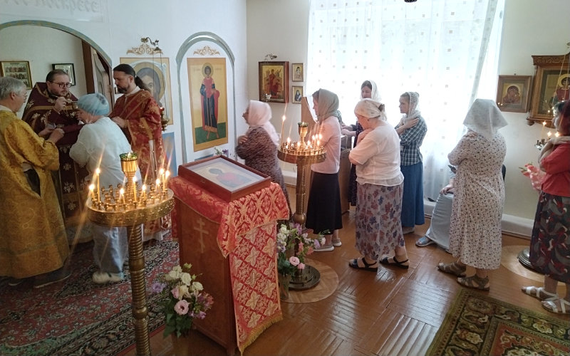 Престольный праздник больничного храма в городе Видное