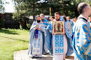 Престольный праздник в храме Всех скорбящих Радость в деревне Истомиха