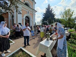 Престольный праздник в Преображенском храме села Вельяминово