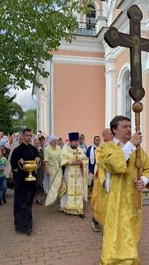 Престольный праздник в Преображенском храме села Вельяминово