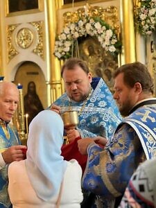 Престольный праздник в Успенском храме села Жилино