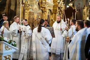 Всенощное бдение накануне праздника Преображения Господня